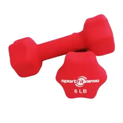 MALCREADO0037437 - Mancuernas 6 Lb Neopreno Estilo, Comodidad Y Control
