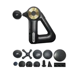 GENERICO - Masajeador Corporal Massage Gun 12 Piezas Inalambrica 110v