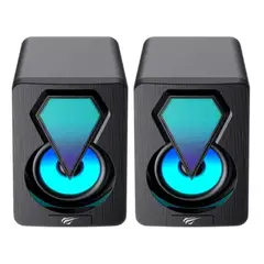 HAVIT - Parlantes Altavoz Para Pc 2.0 Rgb Game Note Sk210 Mini