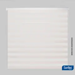 SUNFLEX - Cortina Roller Duo Color Arena Opp Ancho 100Cm X Alto 170Cm