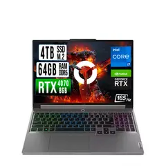 LENOVO - LEGION INTEL CORE I7-14700HX RTX 4070 8GB SSD 4TB RAM 64GB LED 16" FHD 165Hz