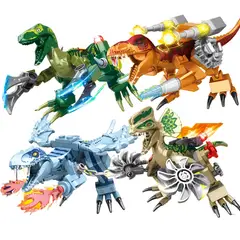 GENERICO - Dinosaurio Robots X 4 Juguete Armable Armatodo Construcción