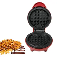 GENERICO - Mini Wafleras De Formas Maquina Wafflera y Galletas Figuras de corazon