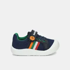 BUBBLE GUMMERS - Tenis Bebé Para Niño Bubblegummers Azul Terry 15-21