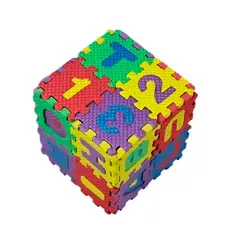GENERICO - Tapete Juguete Niños Puzzle Numeros Fomi Multicolor 18 Unid