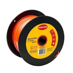 HERRAGRO - NYLON GUADAÑA 2.7 MM X 400 M NARANJA T1325041007