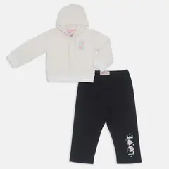 BUBBLE GUMMERS - Conjunto Para Niña Bubblegummers Blanco-Negro Jackets