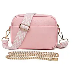 ART CREATION - Bolso de Cuero de Alta Calidad para Mujer Color Rosado