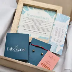 DIBESENSI JOYERIA - KIT BENDICION A MAMA+PULSERA TEJIDA 3 OROS+TOPOS#6 LAMINADOS