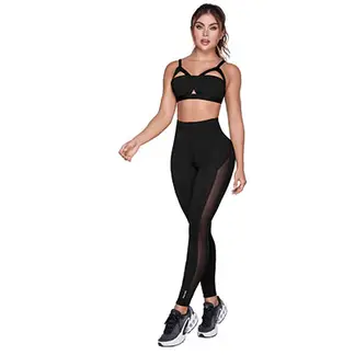 CHAMELA - Leggins Deportivo 44659 Negro.