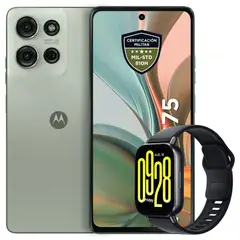 MOTOROLA - Celular Moto G75 5G 256GB /8GB Verde + Watch 5 Active Blk