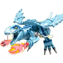 GENERICO - Dinosaurio Robots X 4 Juguete Armable Armatodo Construcción