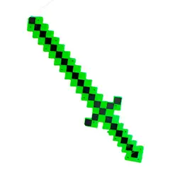 GENERICO - Juguete Espada Minecraft Grande Diamante Niños Led Sonido