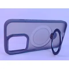 GENERICO - Carcasa Estuche Para Iphone 13-14 Magnética Con Soporte Gris