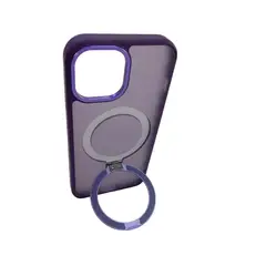 GENERICO - Carcasa Case para Iphone 13 PRO MAX Magsafe Giratorio Azul Tripode