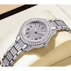 GENERICO - Reloj Mujer Pulsera Brillantes Retro De Moda Tendencia