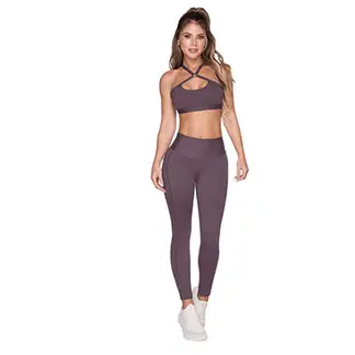 CHAMELA - Leggins deportivo Tiro alto con pretina anató