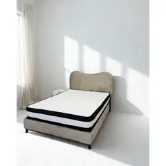 GENERICO - Juego de Alcoba Completo Cama Doble Boreal Tela de Lujo.