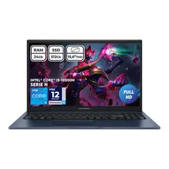 ASUS - Portátil Vivobook I5 12500h Ram 24gb Ssd 512gb Fhd 156 Computador Portátil