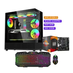 JANUS - COMPUTADOR PC GAMER AMD RYZEN 5 4600G 3,7GHZ 16 GB RGB/512 SSD BOARD A520PRO.
