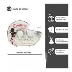 GENERICO - Cinta Sosten Doble Faz Vestidos Blusas Faldas Escotes Dama