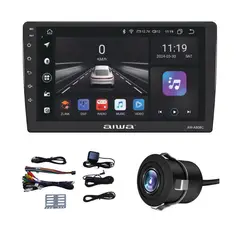 AIWA - Radio Carro Android 13 Octacore 2 x 32 GB Pantalla 9 GPS AW-A808C