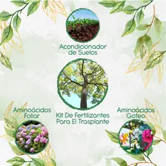 GENERICO - Kit De Fertilizantes Para El Trasplante De Árbol Ceiba Bonga