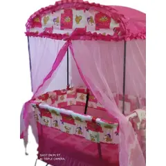 GENERICO - Corral De Bebé Económico Tipo Casa DobleNivel Más Colchóneta