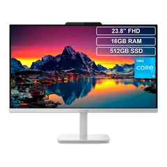 LENOVO - Todo en Uno AIO A100 Core i3 N305 16GB 512GB FHD 23.8