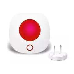 GENERICO - Sirena De Alarma Para Casa 433 Mhz Compatible Cualq. Panel