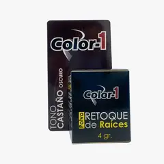 COLOR 1 - Polvo Retoque de Raíz Castaño Oscuro