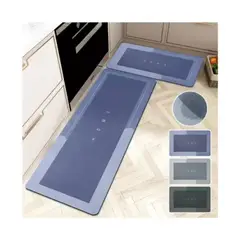 GENERICO - Tapete Alfombra Cocina Absorbente Y Antideslizante Juego X2