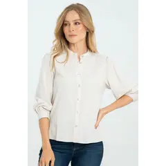 RAGGED - Camisa lauren Beige claro
