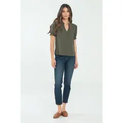 RAGGED - Blusa zafiro Verde militar Ragged.