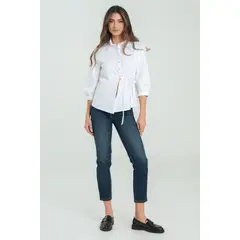 RAGGED - Camisa twofer Blanco