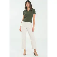 RAGGED - Camiseta polo suzie Verde militar