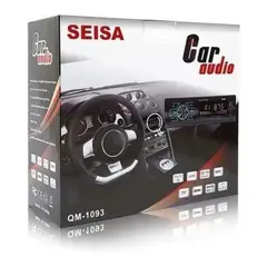 SEISA - Radio Estéreo Para Carro Con Lcd Fm Bluetooth Tf Aux Usb Mp3