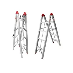 INNOVA - Escalera Plegable Tijera Aluminio Resiste 150kg 8 Peldaños