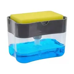 GENERICO - Dispensador De Jabón Lavaplatos Con Esponja