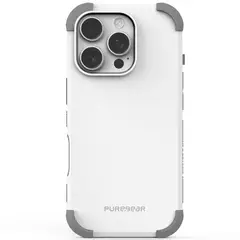 PURE GEAR - Estuche Compatible con iPhone 16 Pro Max Puregear Dualtek Magsa Blanco