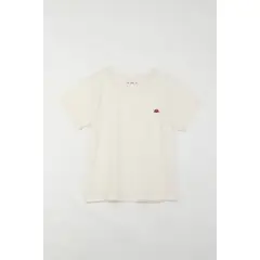 TENNIS - Camiseta básica estampada crudo para mujer