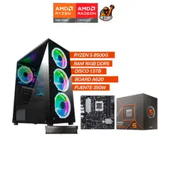 AMD - PC Gamer Ryzen 5 8500G RAM 16GB DDR5 SSD 1.5TB Board A620 Fuente 350W