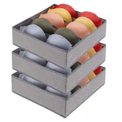 GENERICO - Caja Organizadora De Medias Y Ropa Interior-7 Divisiones OMC-698