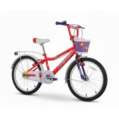 GW - Bicicleta para niñas Rin 20 Fairy Rosado Magenta