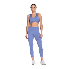 BELIFE - Leggins Estampado Silicona Azul en Poliéster Para Mujer