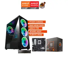 AMD - PC Gamer Ryzen 5 8500G RAM 48GB DDR5 SSD 1TB Board A620 Fuente 350W RGB