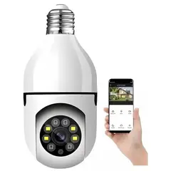 GENERICO - Bombillo Camara de Seguridad Giratorio 360°