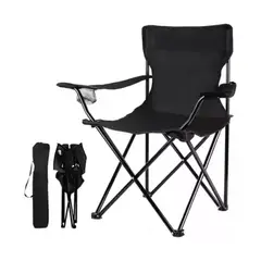 GENERICO - Silla Para Acampar Plegable Camping Playa Y Pesca Portavasos