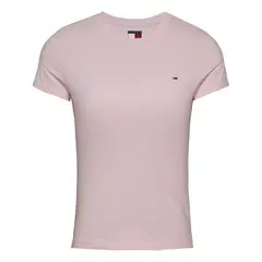 TOMMY HILFIGER - Camiseta rosa Tommy Jeans corte slim Tommy Jeans