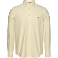 TOMMY HILFIGER - Camisa amarilla corte slim Tommy Jeans